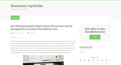Desktop Screenshot of mommsen-apotheke.de