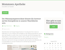 Tablet Screenshot of mommsen-apotheke.de